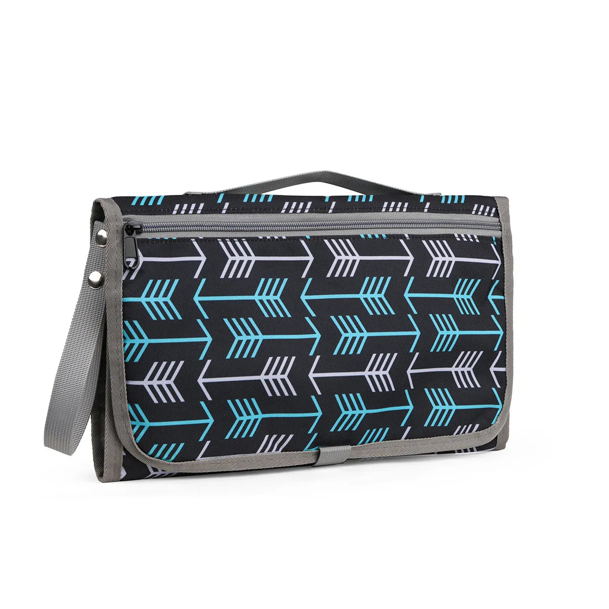 Tragbare Wickelunterlage für unterwegs – kompakt, wasserabweisend & einhändig faltbar