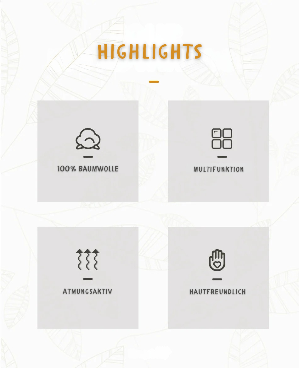 Mulltücher im 2er-Set aus Baumwolle – vielseitig als Pucktuch, Decke oder Spucktuch