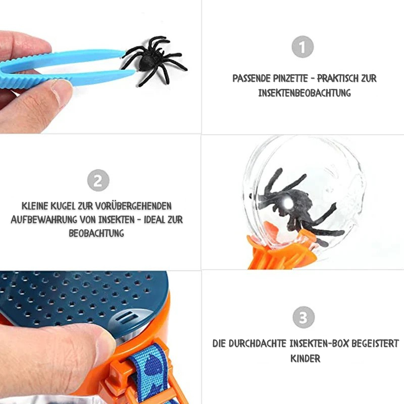 Insektenbeobachtungs-Set für Kinder – mit Lupe & Fangbox für kleine Naturforscher