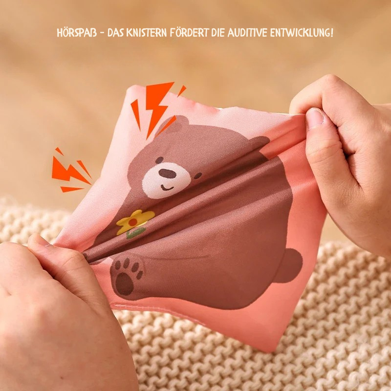 Montessori Spielbox aus Stoff – fördert Feinmotorik & Entdecken ab dem Babyalter