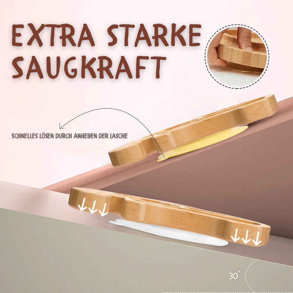 Babyschale aus Bambus mit Saugnapf – rutschfest & ideal für die ersten Mahlzeiten