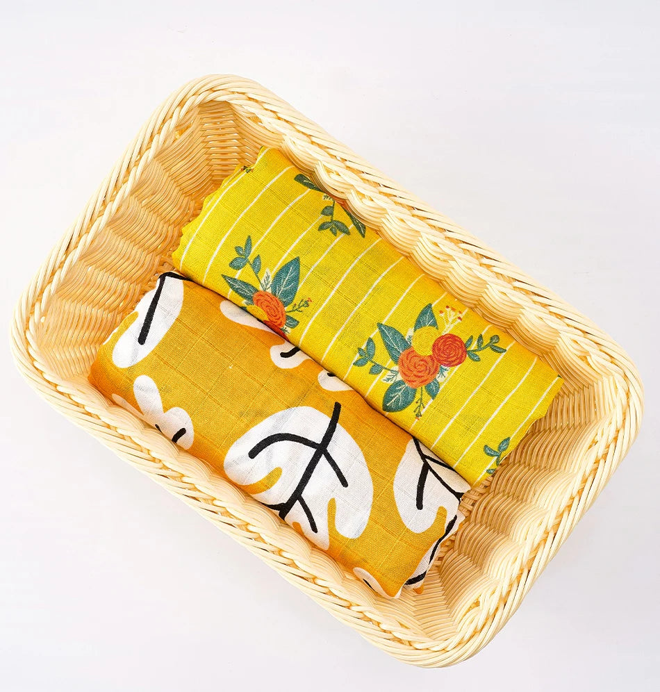 Mulltücher im 2er-Set aus Baumwolle – vielseitig als Pucktuch, Decke oder Spucktuch