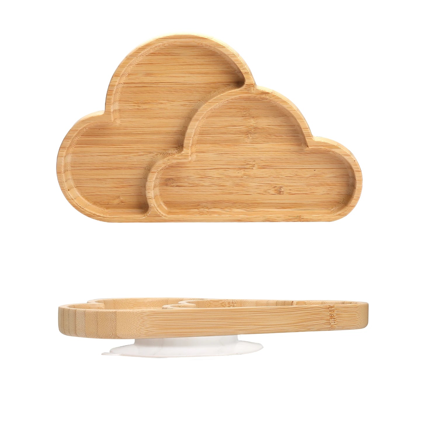 Babyschale aus Bambus mit Saugnapf – rutschfest & ideal für die ersten Mahlzeiten