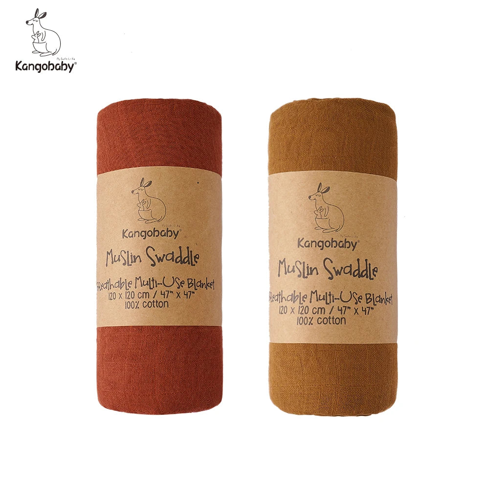 Mulltücher im 2er-Set aus Baumwolle – vielseitig als Pucktuch, Decke oder Spucktuch