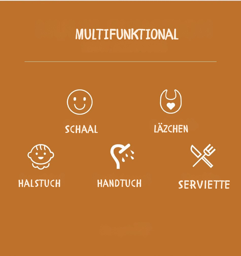 Mulltücher im 2er-Set aus Baumwolle – vielseitig als Pucktuch, Decke oder Spucktuch
