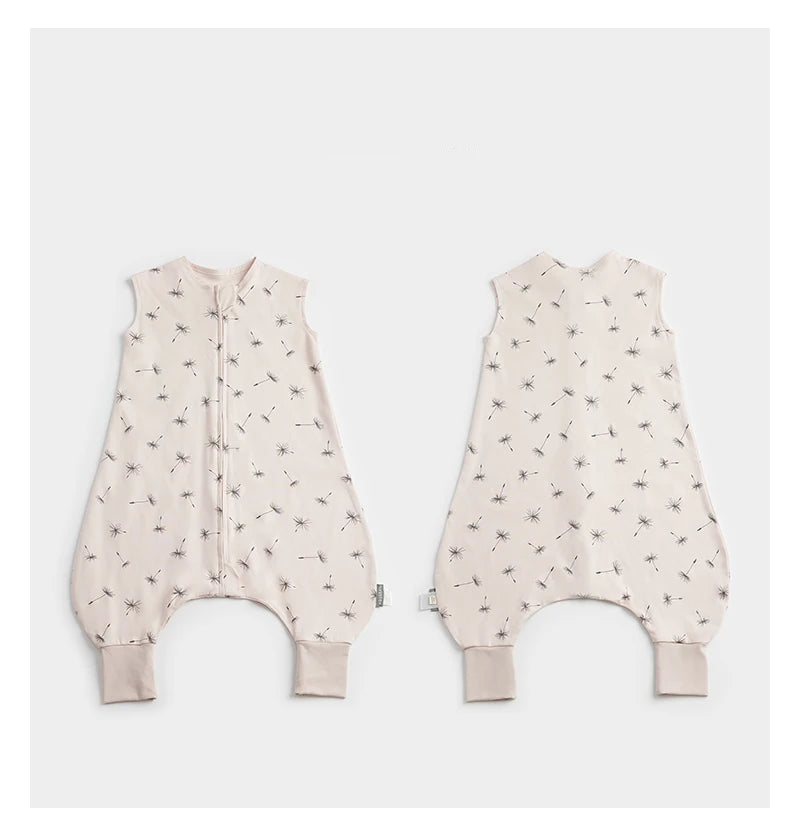 Sommerschlafsack mit Beinen aus Baumwolle – leicht, atmungsaktiv & ideal für warme Nächte