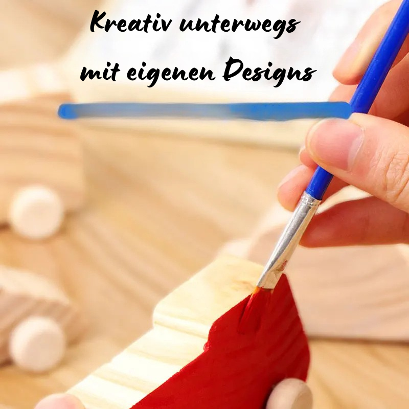 Holzauto-Bastelset für Kinder – kreativ gestalten & spielerisch die Motorik fördern